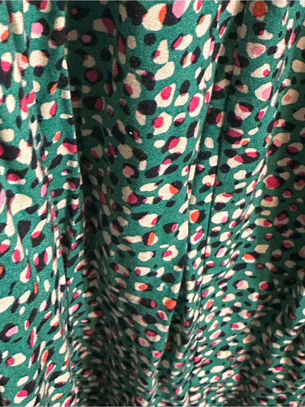 Torrid Size 3 Green Smocked Maxi Dress Floral Print Plus Size 22/24 - Picture 6 of 6